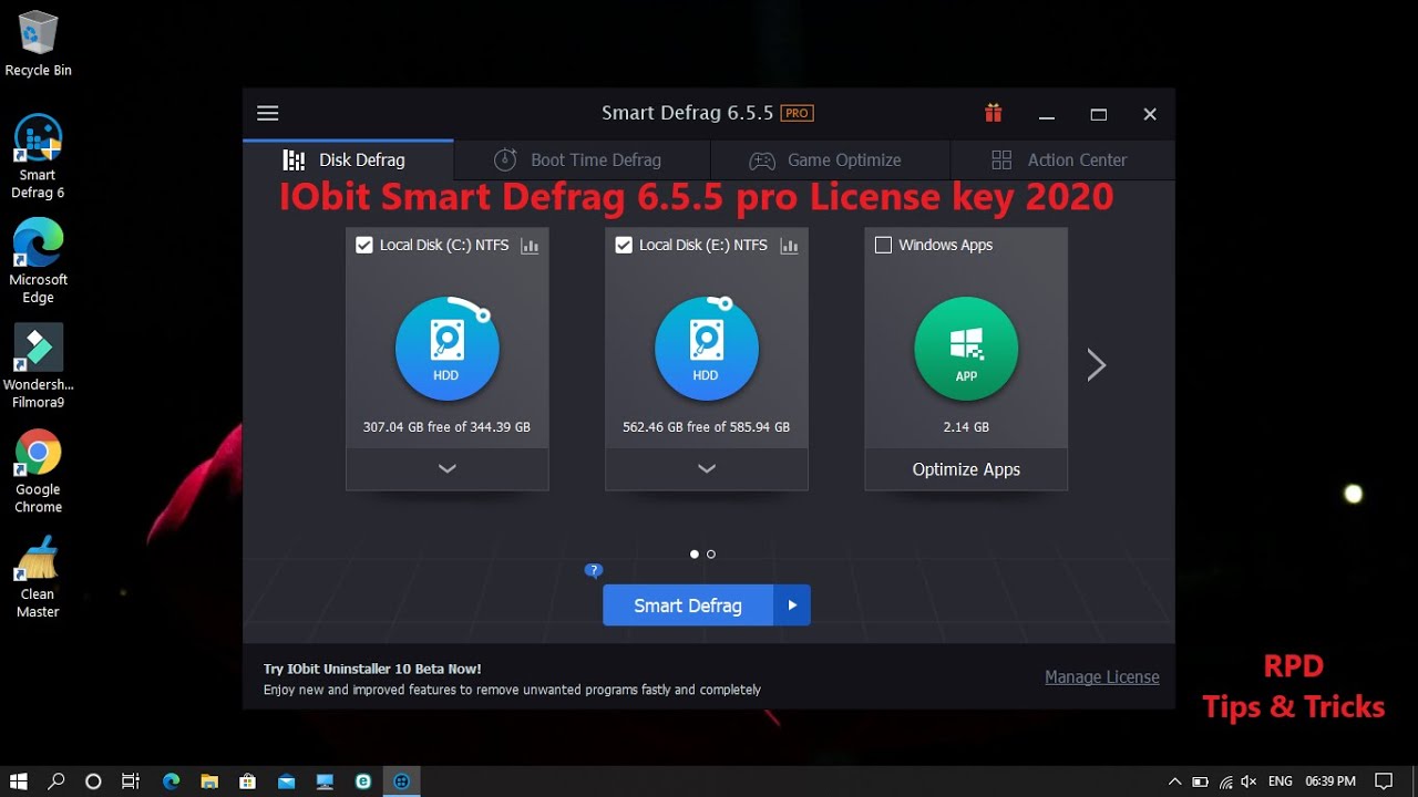 smart defrag 6.5 pro